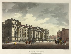 Trinity College, Dublin, published March 1793, James Malton, English, 1761-1803, England,