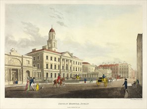 Lying-In Hospital, Dublin, published December 1795, James Malton, English, 1761-1803, England,