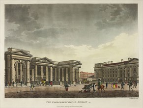The Parliament House, Dublin, published November 1793, James Malton, English, 1761-1803, England,
