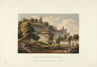 Temple of Remus and Romulus, plate sixteen from the Ruins of Rome, published August 4, 1796, M.