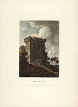 Tomb of Nero, plate 7 from the Ruins of Rome, published December 6, 1796, M. Dubourg, (English,