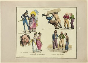 Plate from Illustrations to Popular Songs, 1822, Henry Alken (English, 1785-1851), published by