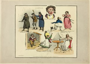 Plate from Illustrations to Popular Songs, 1822, Henry Alken (English, 1785-1851), published by