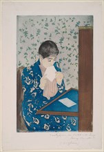 The Letter, 1890/91, Mary Cassatt (American, 1844-1926), printed with Leroy (French, active
