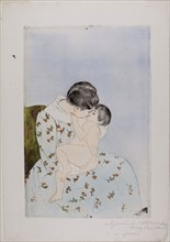 After the Bath, Mary Cassatt (American, 1844-1926), printed by Leroy (French, active 1876-1900),