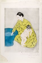 The Bath, 1890–91, Mary Cassatt (American, 1844-1926), printed with Leroy (French, active