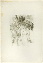 The Arrest of Schlomé Fuss, from Au Pied du Sinaï, 1897, published 1898, Henri de Toulouse-Lautrec,
