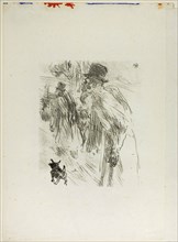 Polish Jews, Carlsbad, from Au Pied du Sinaï, 1897, published 1898, Henri de Toulouse-Lautrec,