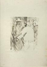 Clemenceau in Busk, from Au Pied du Sinaï, 1897, published 1898, Henri de Toulouse-Lautrec, French,
