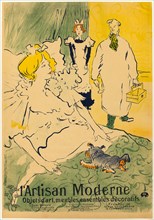 L’Artisan Moderne, 1896, Henri de Toulouse-Lautrec, French, 1864-1901, France, Lithograph poster on