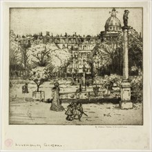 Luxembourg Gardens, Paris, 1900, Donald Shaw MacLaughlan, American, born Canada, 1876-1938, United