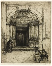 Portal of St. Germain-des-Prés, 1900, Donald Shaw MacLaughlan, American, born Canada, 1876-1938,