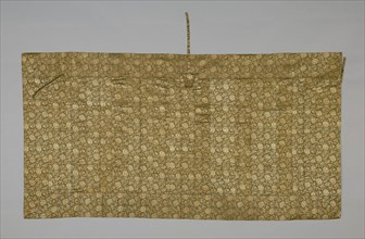 Kesa, 18th century, Edo period (1615–1868), Japan, Silk and gilt-paper strip, twill and satin