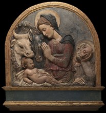 The Nativity, c. 1465, Donatello, Circle of, Italian, 1386/7-1466, Italy, Stucco and polychrome, 72