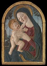 Madonna and Child, 1490/1500, Workshop of Neroccio de’ Landi, Italian, 1447-1500, Siena, tempera
