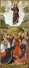Altarpiece from Thuison-les-Abbeville: The Ascension, 1490/1500, French (Picardy), France, Oil on