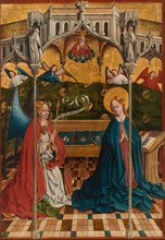 The Annunciation, Completed by 1457, Johann Koerbecke, German, about 1420–1490, Germany, Oil on
