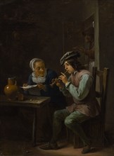 The Flageolet Player, 1635/40, David Teniers the Younger, Flemish, 1610-1690, Flanders, Oil on