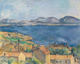 The Bay of Marseille, Seen from L’Estaque, c. 1885, Paul Cézanne, French, 1839-1906, France, Oil on