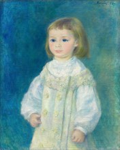 Lucie Berard (Child in White), 1883, Pierre-Auguste Renoir, French, 1841-1919, France, Oil on