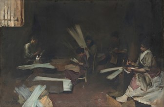 Venetian Glass Workers, 1880/82, John Singer Sargent, American, 1856–1925, Venice, Oil on canvas,