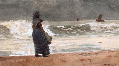 The Watcher, Tynemouth, 1882, Winslow Homer, American, 1836-1910, United States, Transparent and