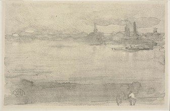 Early Morning, 1878, James McNeill Whistler, American, 1834-1903, United States, Lithotint with