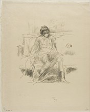 The Draped Figure, Seated, 1893, James McNeill Whistler, American, 1834-1903, United States,