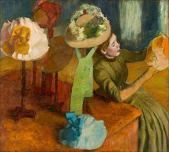 The Millinery Shop, 1879/86, Edgar Degas, French, 1834-1917, France, Oil on canvas, 100 × 110.7 cm