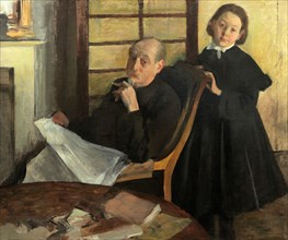 Henri Degas and His Niece Lucie Degas (The Artist’s Uncle and Cousin), 1875/76, Edgar Degas,