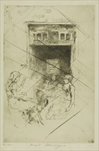 Bead Stringers, 1880, James McNeill Whistler, American, 1834-1903, United States, Etching and