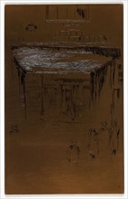 Drury Lane, 1880/81, James McNeill Whistler, American, 1834-1903, United States, Cancelled copper
