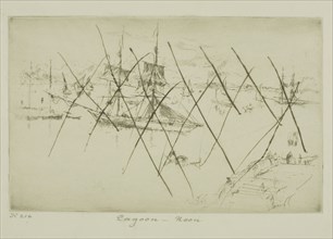 Lagoon, Noon, 1879/80, James McNeill Whistler, American, 1834-1903, United States, Etching and