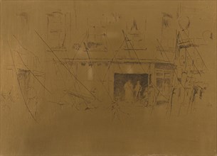 Little Court, 1880/81, James McNeill Whistler, American, 1834-1903, United States, Cancelled copper