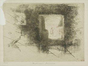 Nocturne: Furnace, 1879/80, James McNeill Whistler, American, 1834-1903, United States, Etching and