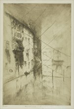 Nocturne: Palaces, 1879/80, James McNeill Whistler, American, 1834-1903, United States, Etching and