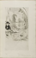 The Camp, 1861, James McNeill Whistler, American, 1834-1903, United States, Drypoint, with drypoint