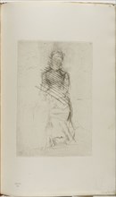 Agnes, 1875/78, James McNeill Whistler, American, 1834-1903, United States, Drypoint with foul