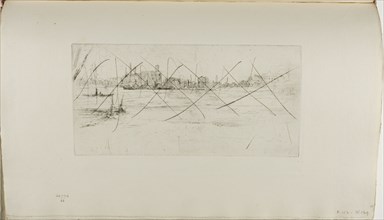 Battersea: Early Morning, 1875, James McNeill Whistler, American, 1834-1903, United States, Etching