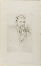 Z. Astruc, Editor of ‘L’Artiste’, 1859, James McNeill Whistler, American, 1834-1903, United States,