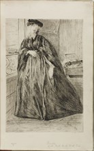 Finette, 1859, James McNeill Whistler, American, 1834-1903, United States, Etching and drypoint,