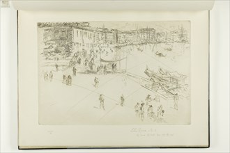 Riva, No. 2, 1879/80, James McNeill Whistler, American, 1834-1903, United States, Etching and