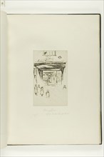 Drury Lane, 1880/81, James McNeill Whistler, American, 1834-1903, United States, Etching with foul