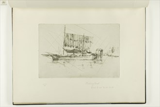 The Fishing Boat, 1879/80, James McNeill Whistler, American, 1834-1903, United States, Etching and
