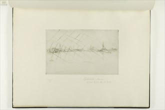La Salute: Dawn, 1879/80, James McNeill Whistler, American, 1834-1903, United States, Etching and
