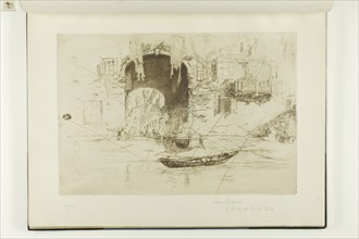 San Biagio, 1880, James McNeill Whistler, American, 1834-1903, United States, Etching and drypoint