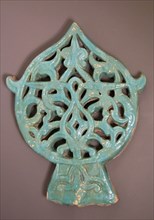 Ceramic Architectural Decoration, 13th century, Iran, Rayy, Fritware, with carved and molded