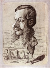 Caricature of Léon Manchon, c. 1858, Claude Monet, French, 1840-1926, France, Charcoal, with