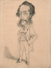Caricature of Mario Uchard, c. 1858, Claude Monet (French, 1840–1926), after Etienne Carjat