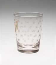 Beaker, 1800/25, England, Glass, 10.3 × 7.8 cm (4 1/16 × 3 1/16 in.)